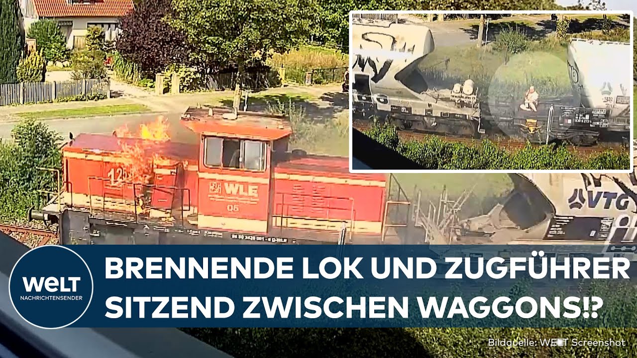 SCHWERES GÜTERZUG-UNGLÜCK: Lokführer stirbt unter tonnenschweren Waggon