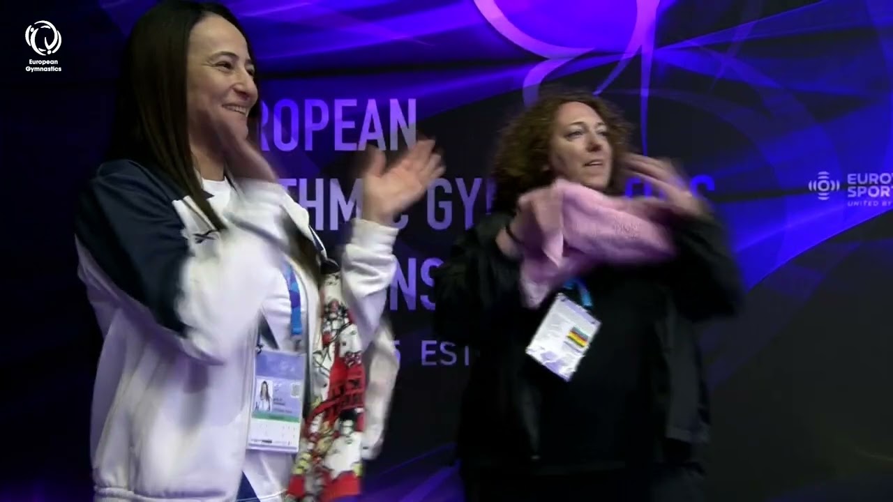 Meital Maayan SUMKIN (ISR) - 2025 Rhythmic European silver medallist, Ribbon