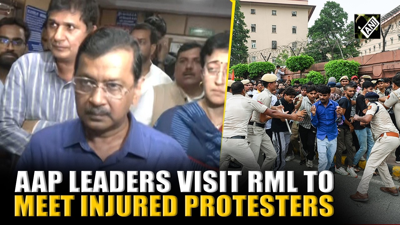 WATCH: Arvind Kejriwal, AAP leaders meet injured Jantar Mantar protesters at RML hospital