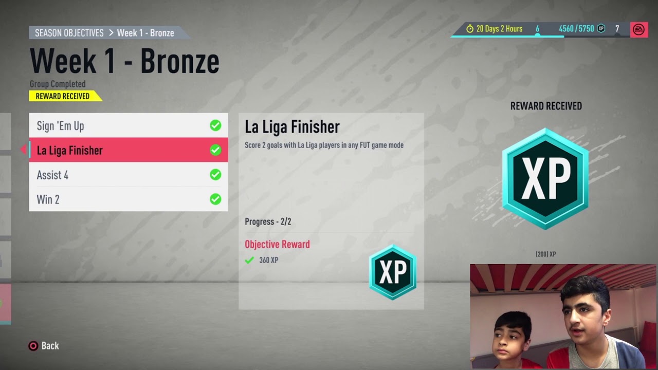How to get to level 20! Season Objectives|Fifa 20