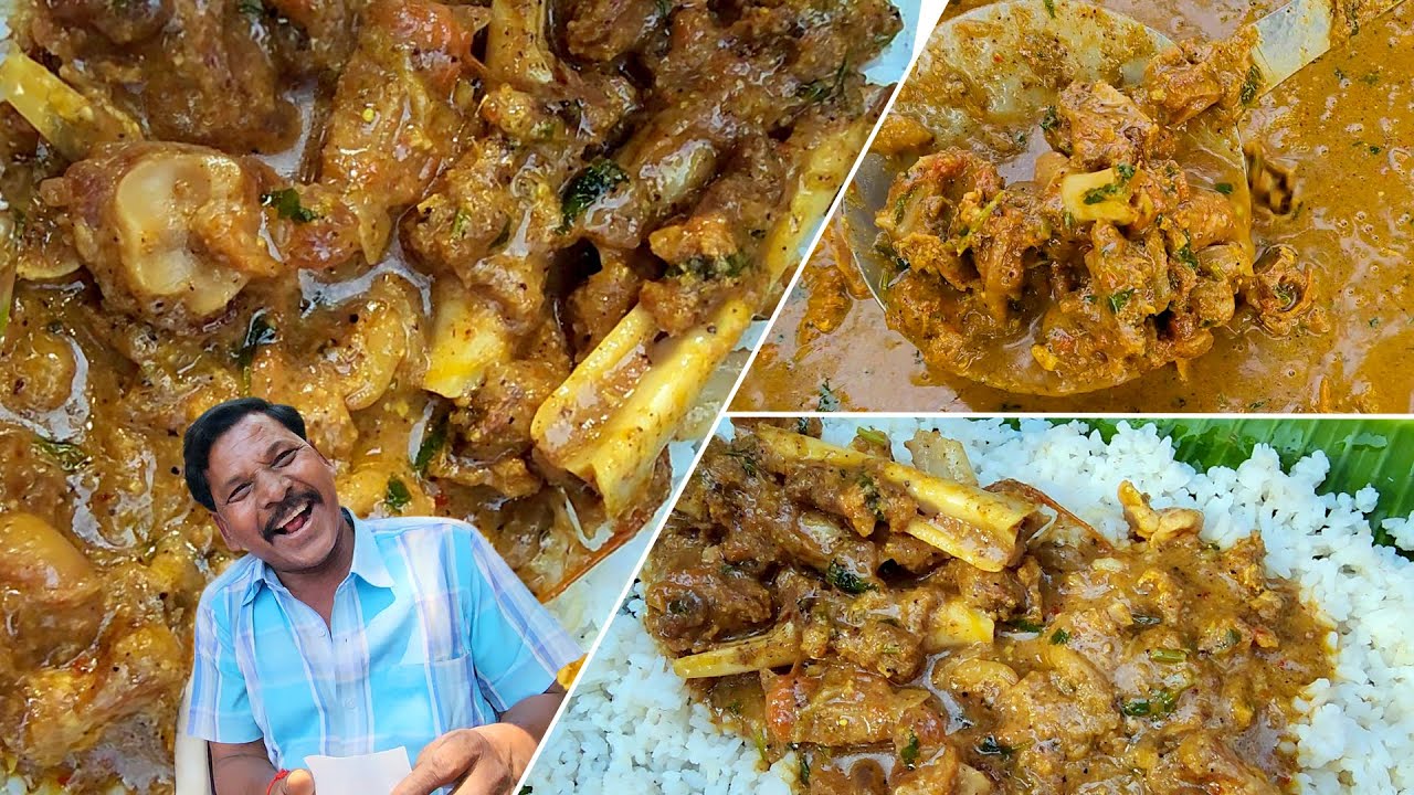 செட்டிநாடு ஸ்பெஷல் ஆடு எலும்பு குழம்பு | Chettinad Special Goat Bone Broth | Mutton Bone Recipe