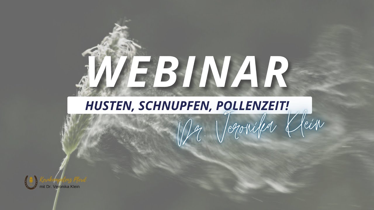 Webinar: Husten, Schnupfen, Pollenflug | mit Dr. Veronika Klein