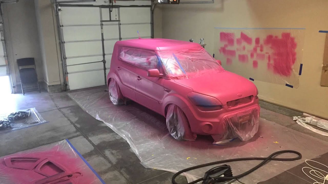 Liquid Wrapped Kia Soul | Pink Lemonade | Time Lapse