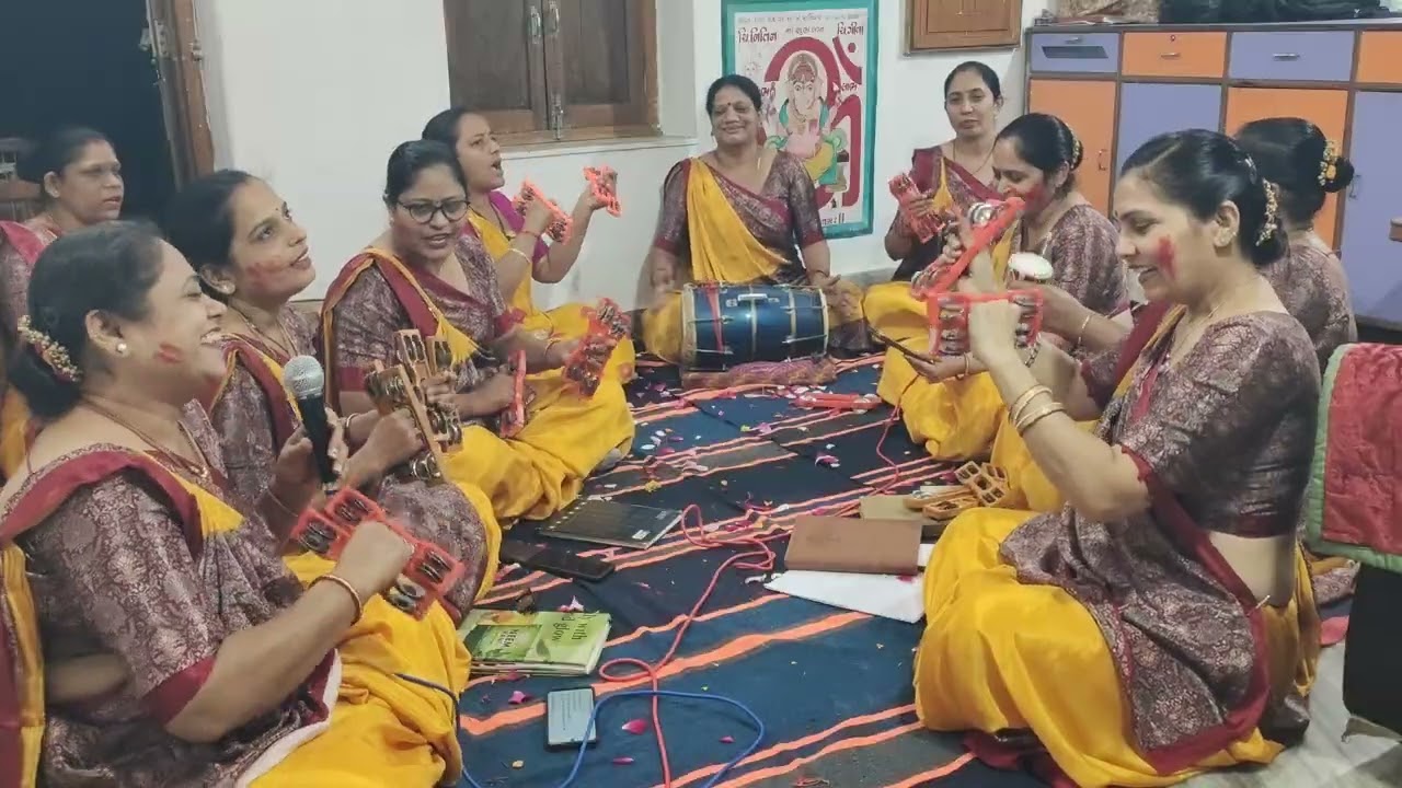 🌹 નાચે નાચેએ નાચે શિવ ડમરુ વગાડી નાચે..🌹લખેલુ છે )#satsang bhajan @geeta_patel930 