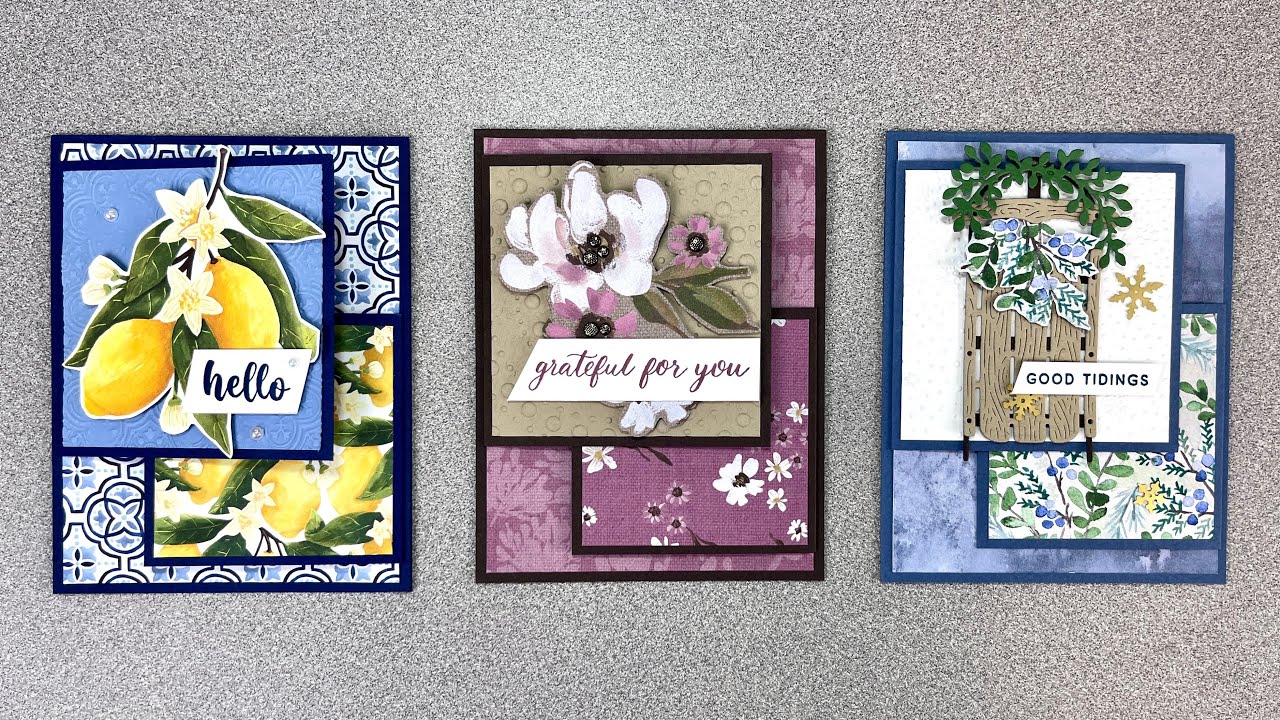 Triple Front Flap Fun Fold - Mystery Stamping Revealed - 7-10-24