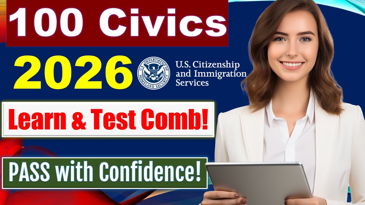 Master All 100 Civics Questions Random for the U.S. Citizenship Interview 2026 (Both Learn & Test)