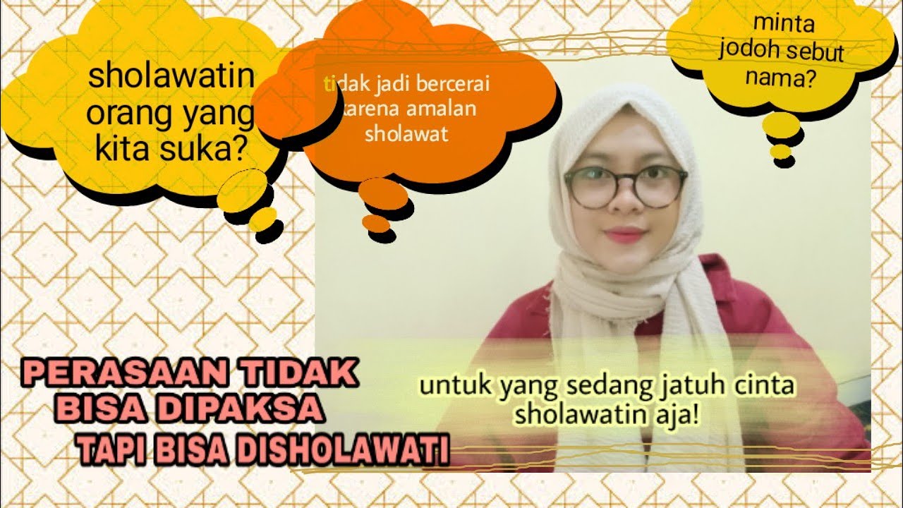 Untuk yang sedang jatuh cinta, Sholawatin Aja