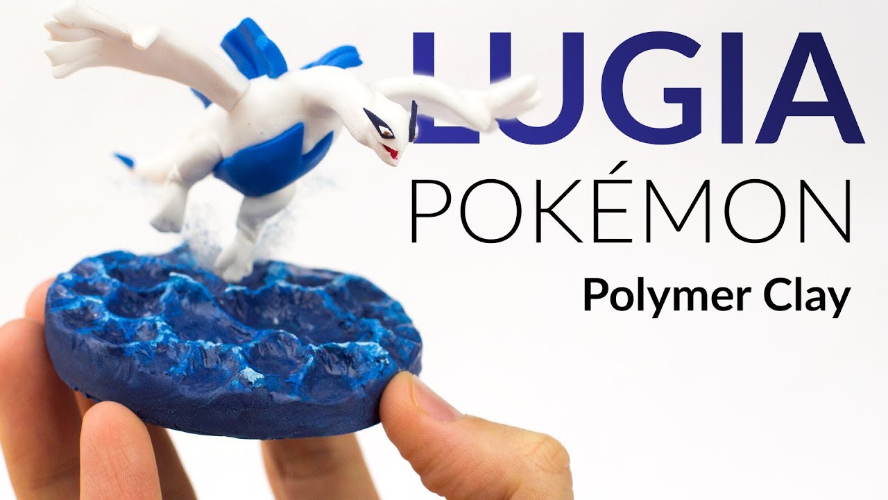 Lugia (Pokemon) & Ocean Water Effect &ndash; Polymer Clay Tutorial