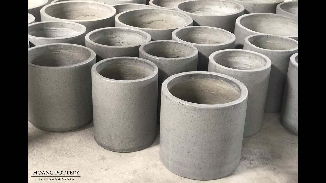 How to repair cracked natural cement pots or painted pots