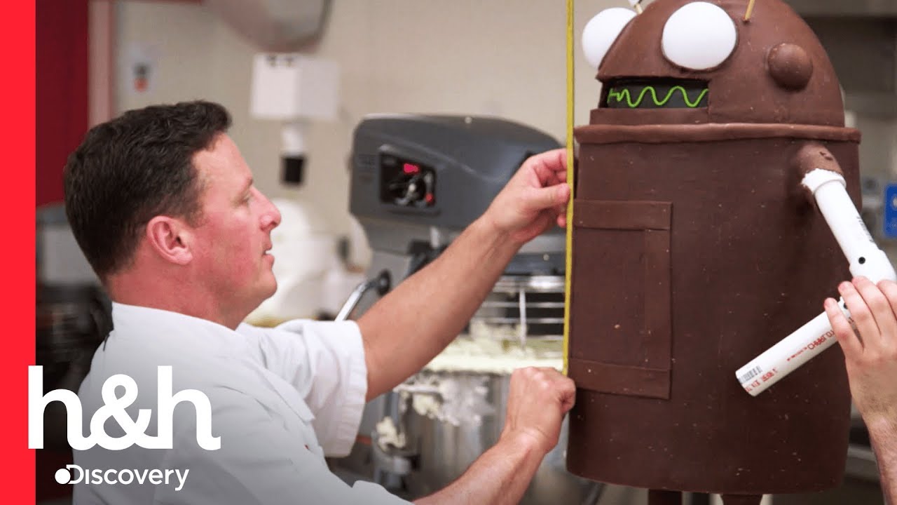 ¡Buddy hace un pastel de robot! | Cake Boss | Discovery H&H