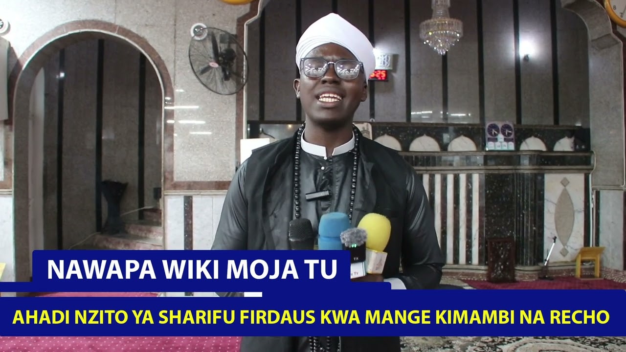 Ahadi Nzito ya Sharifu Firdausi kwa Mange Kimambi na Recho, wapewa wiki Moja.