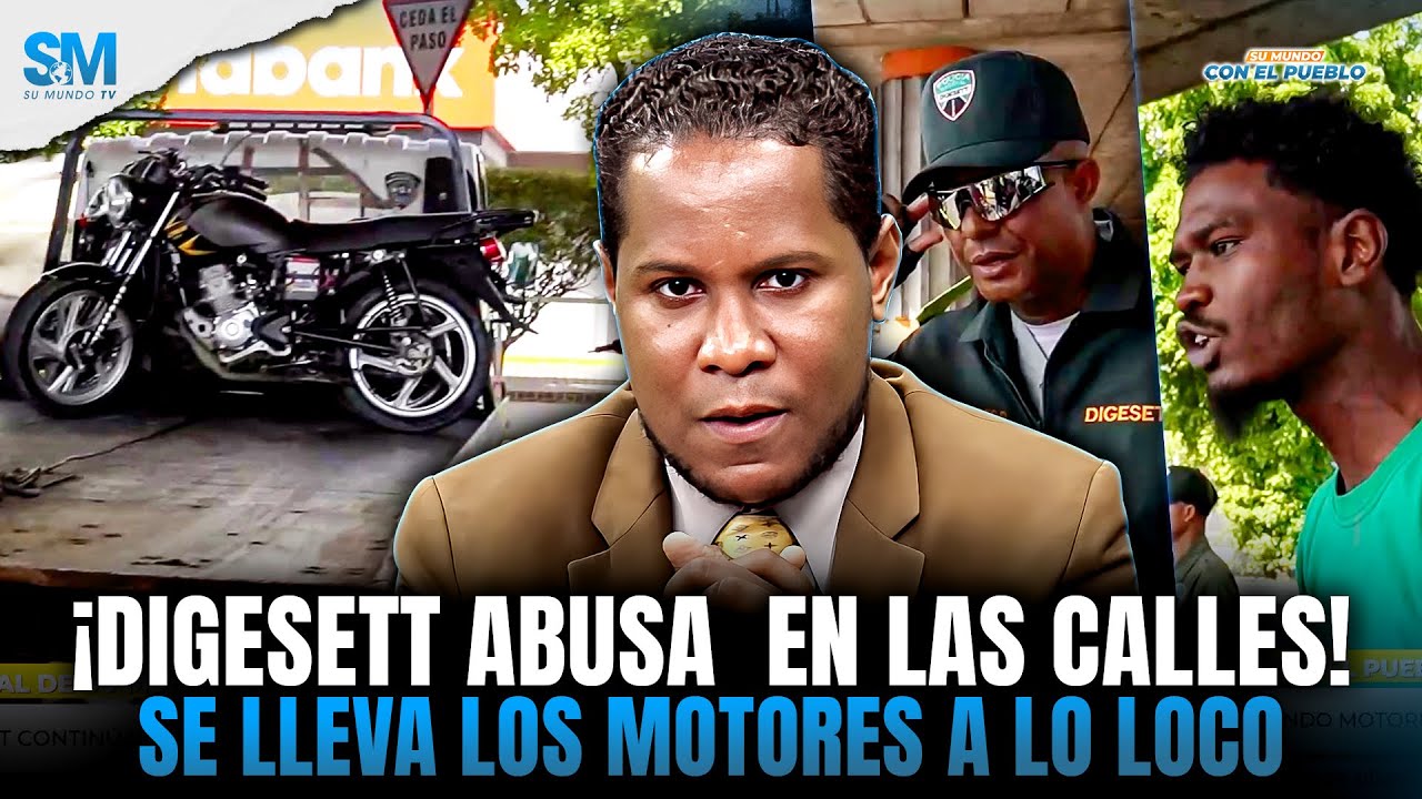 AGENTES DE LA DIGESETT HUMILLAN LOS MOTORISTAS SIN RAZÓN ALGUNA 