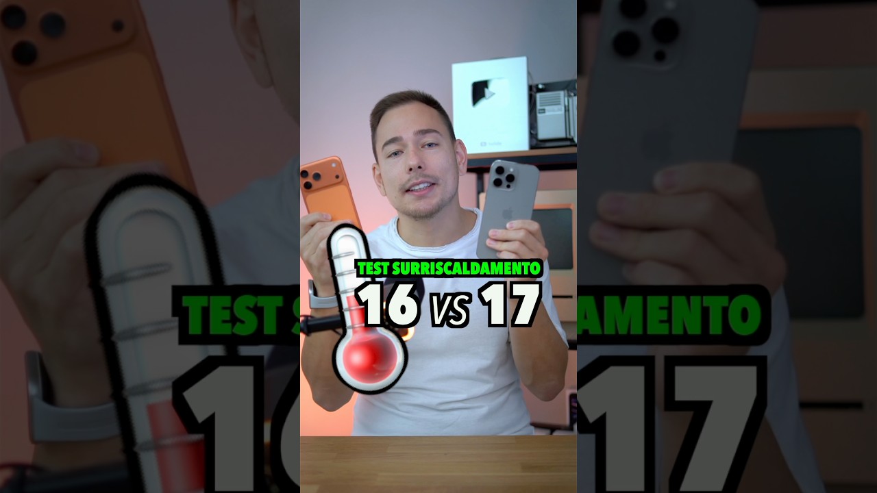 iPhone 17 PRO MAX Scalda 🌡️ veramente di meno? #iphone17promax #surriscaldamento #testiphone