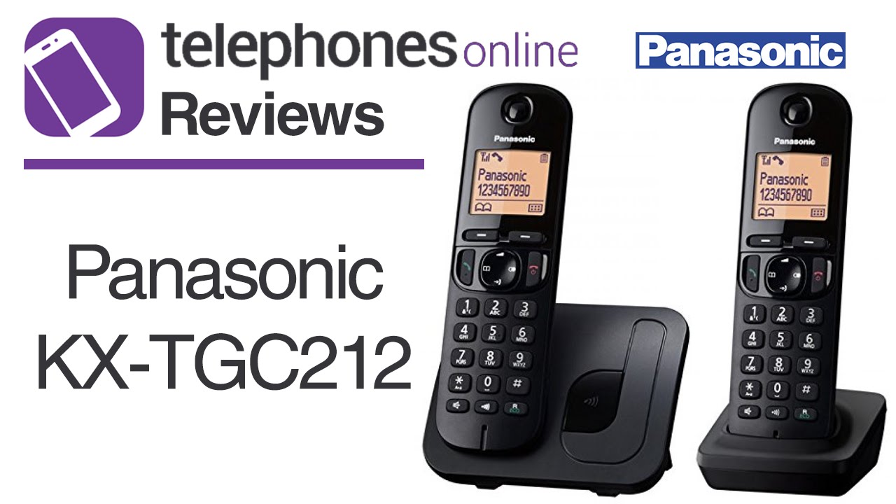 Panasonic KX-TGC212 Digital Cordless Telephone Review By Telephones Online