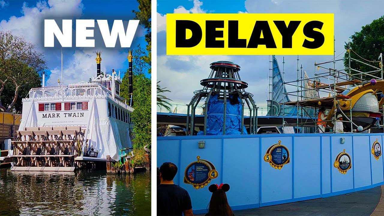 NEW construction delays + EPIC Universe video | Disneyland Construction 02-12-2024