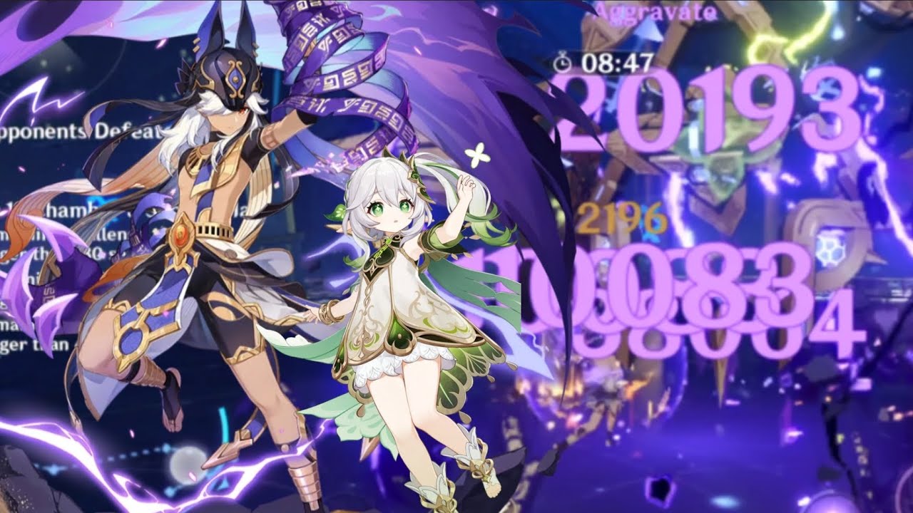 [ Genshin Impact ] Spiral Abyss Floor 12 | Cyno & Nahida damage test on mobile phone