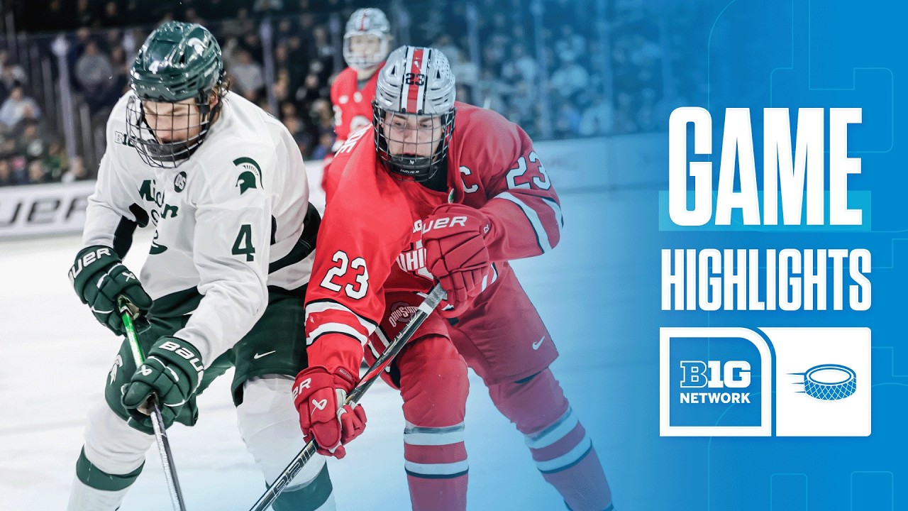 Ohio State vs. Michigan State | HIGHLIGHTS | Big Ten Hockey | 02/28/26