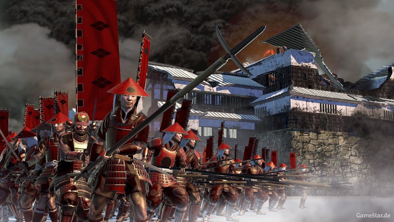 Shogun 2 :Total war , Takeda Vs Oda Epic Hill Siege battle.
