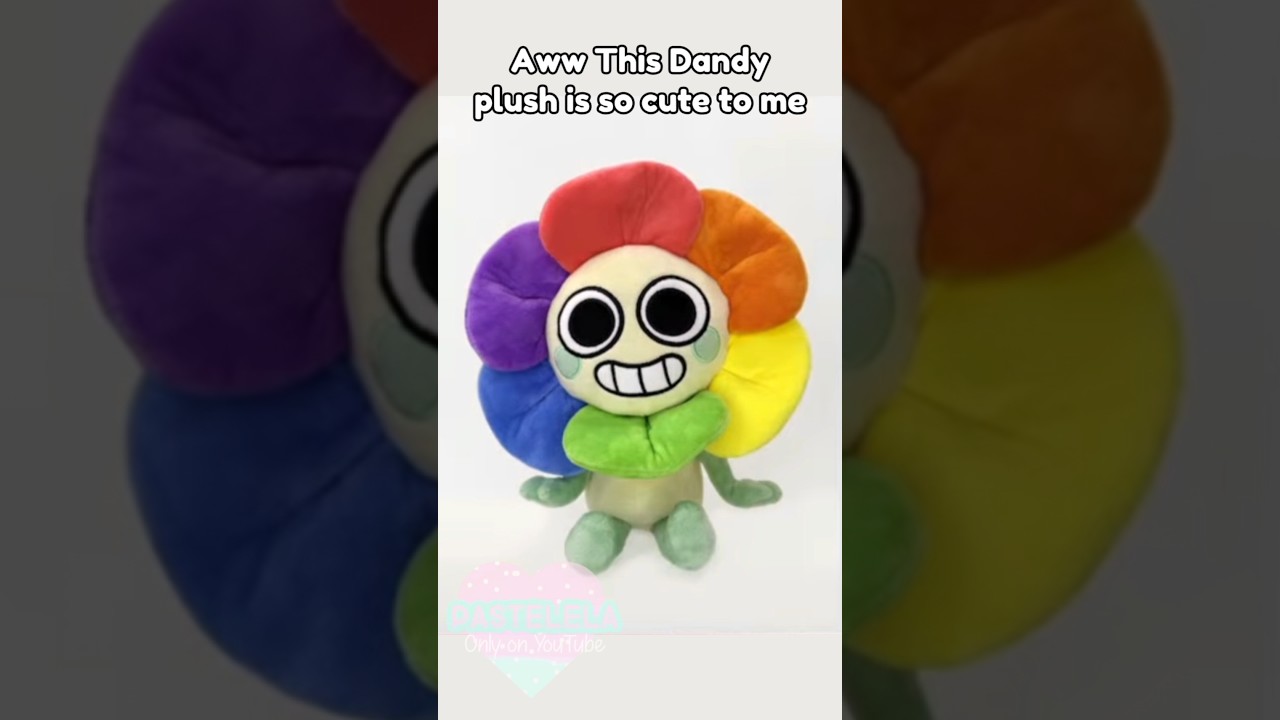 The New Official dandy plush is so cute #dandysworld #dandy #kawaii #plush #shorts