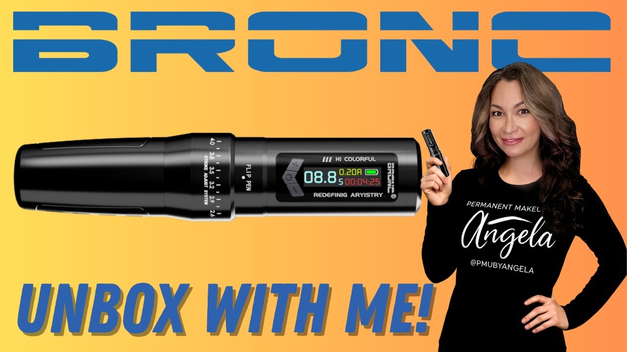 Bronc Tattoo Siren PMU/Tattoo Machine Unboxing