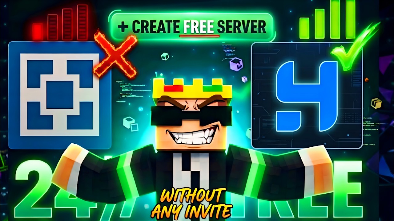 How to Make a FREE 24/7 Java + PE/Bedrock Server | Free Minecraft Server 💚