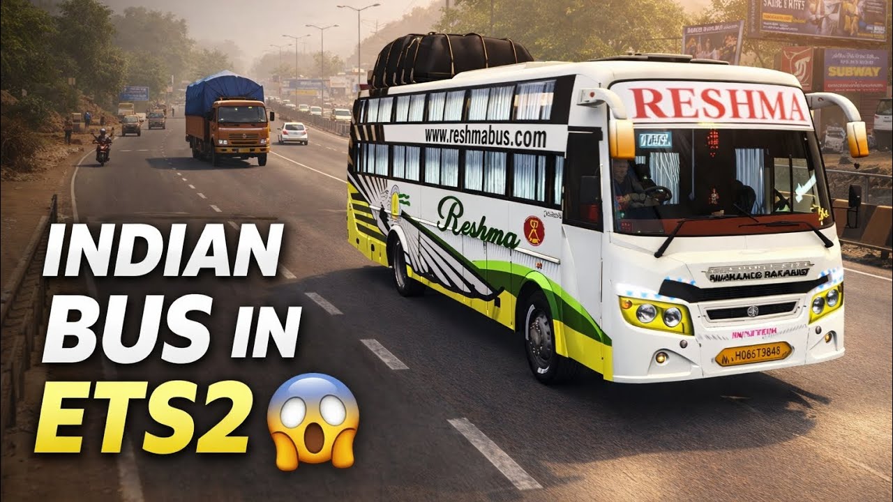 MG Maxima Facelift Bus in ETS2 🔥 | Indian Highway Realistic Gameplay