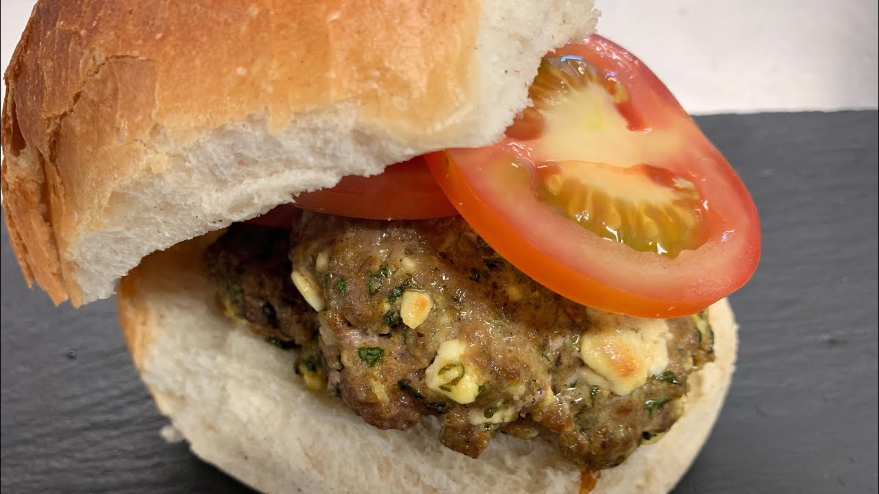 Spiced Lamb and Feta Burgers 🍔