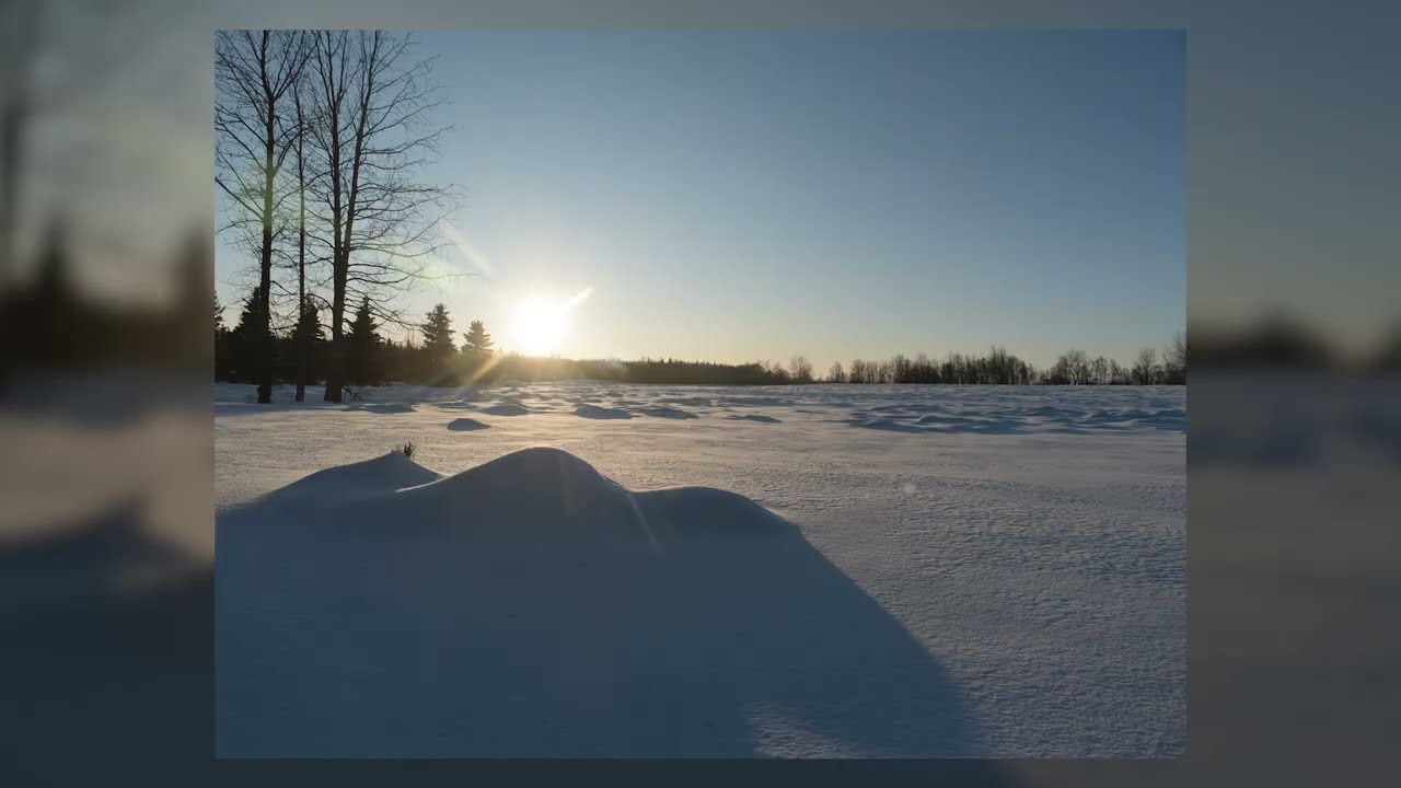 Sunset at 0°F |  POV Photography Walk