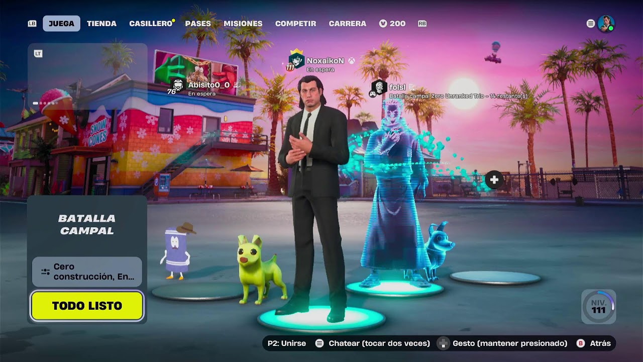 En busca de la corona en Fortnite