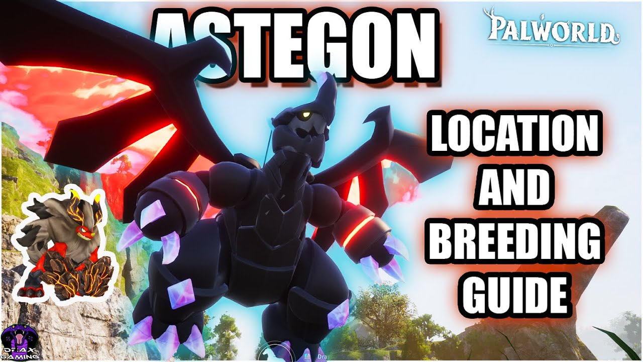 ASTEGON Tier 4 Best MINING Dragon Pal Locations & How to Breed One Easy + Blazamut PALWORLD Guide!