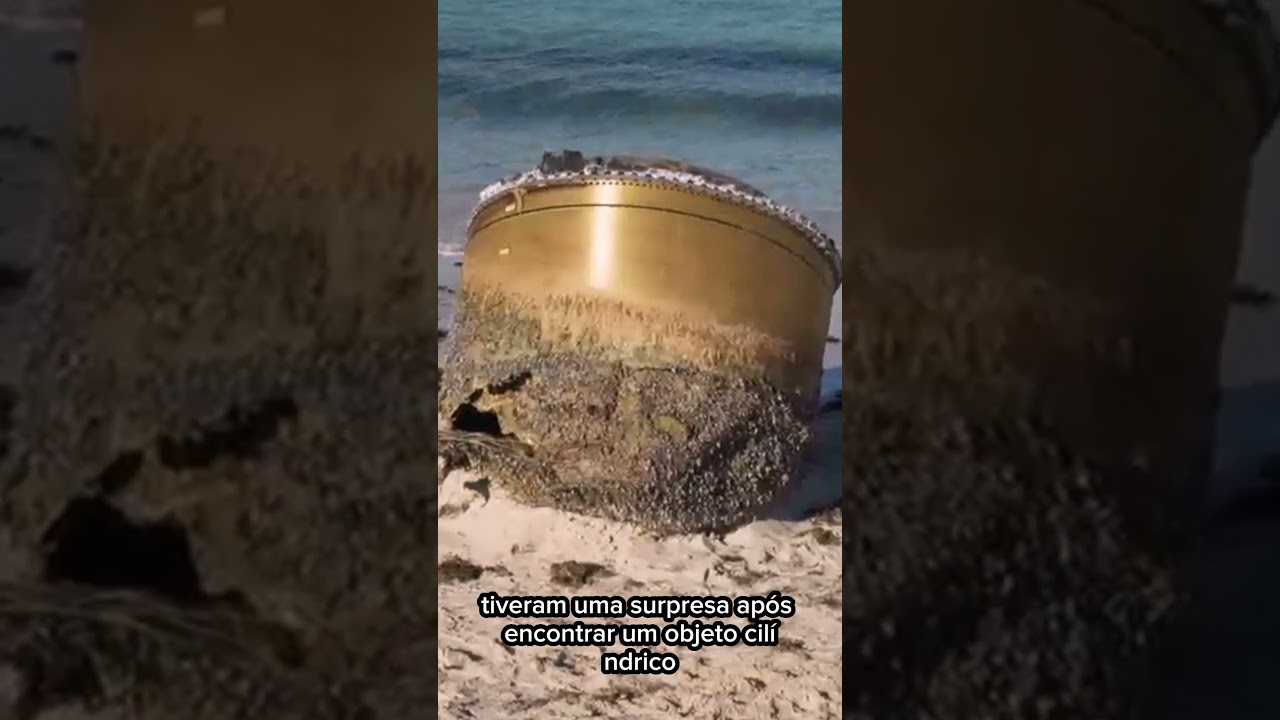 Esse objeto estranho foi encontrado na praia da Austr&aacute;lia #shorts