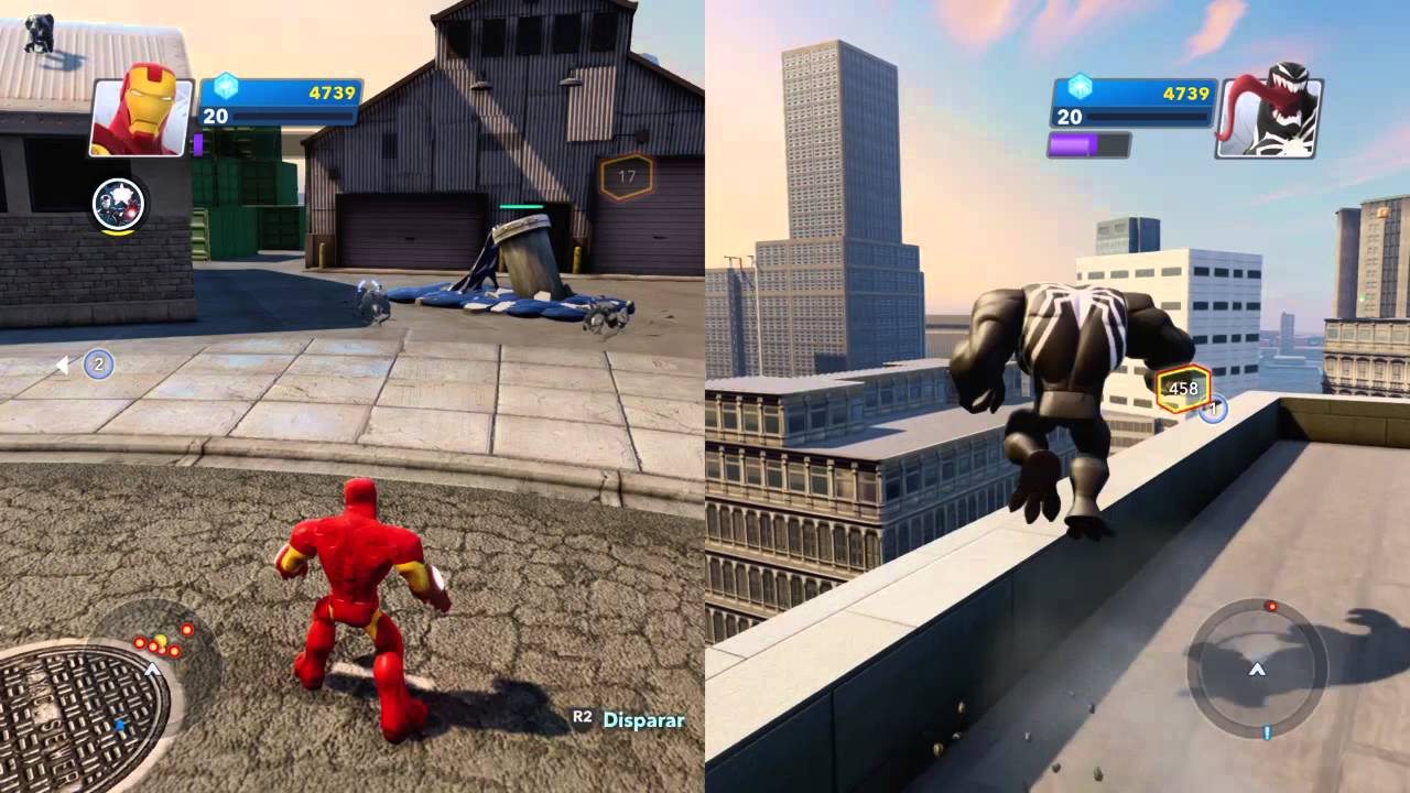 Disney Infinity 2.0 gameplay en modo cooperativo