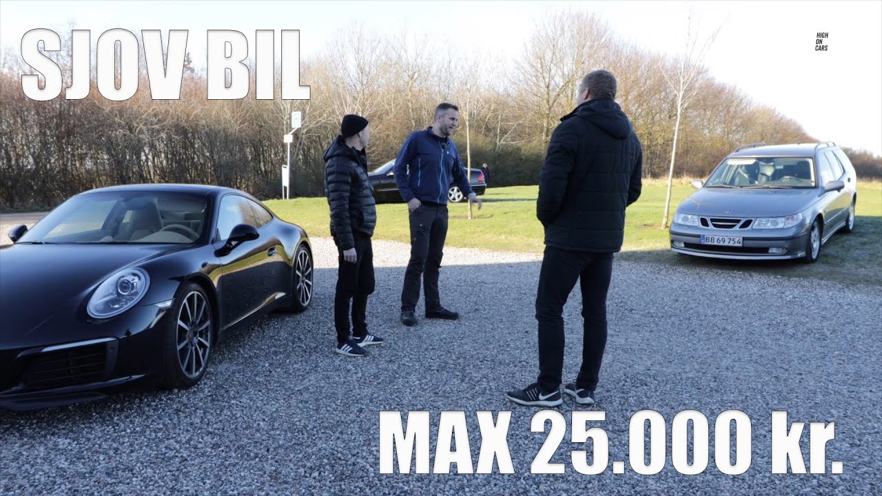 Sjov bil til 25.000 kr. Vi finder tre - sådan cirka! Nu med undertekst i starten