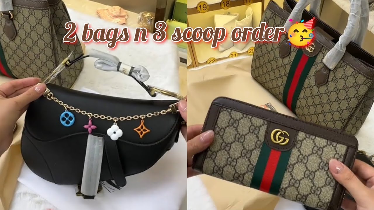 Hi! Brenda dear🌟 2 bags n 3 scoop order is here🥳 #adaluxury #premiumhaul #luxuryitems #luxuryscoop