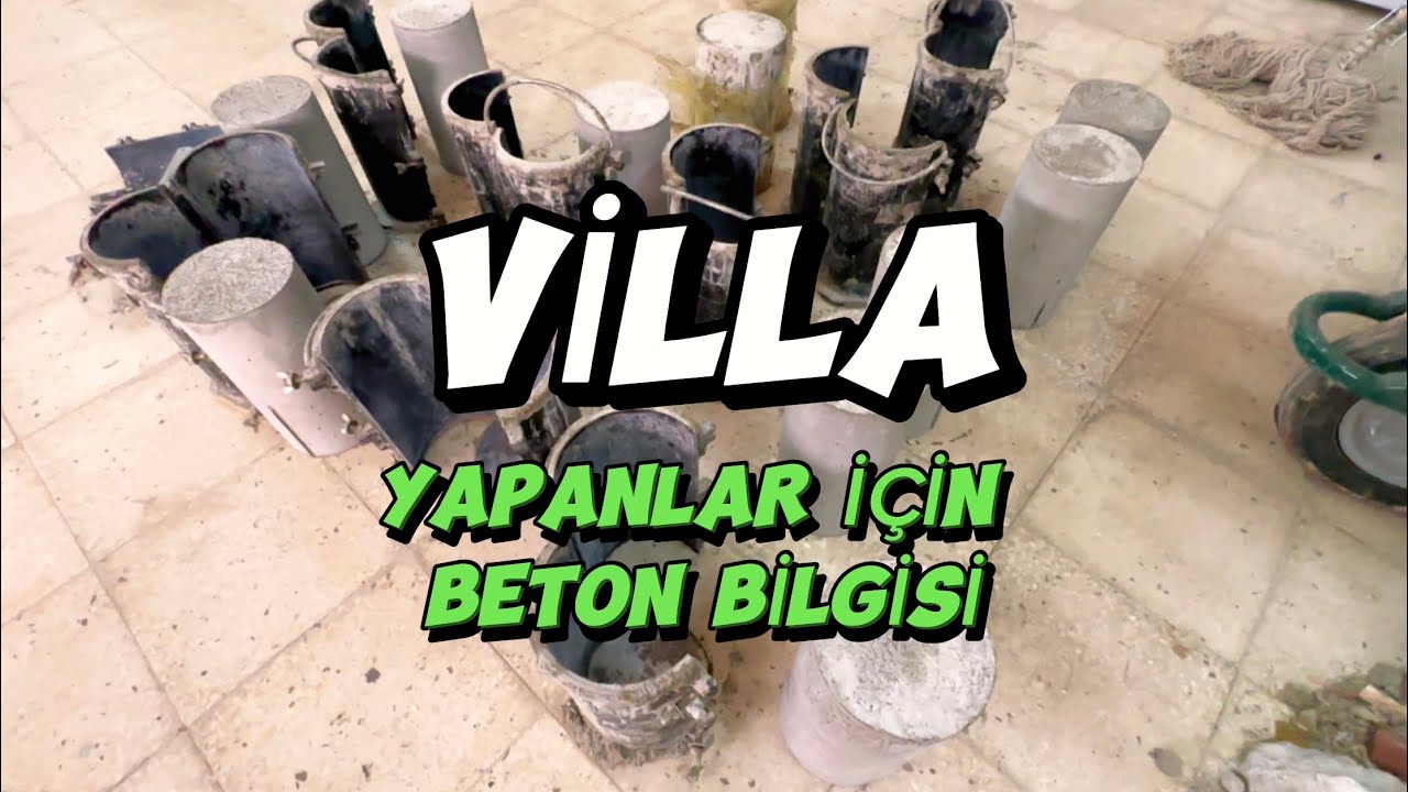 Villa/Müstakil Ev Yapanlar için Beton Numuneleri C35/45 Tüm Cevapları