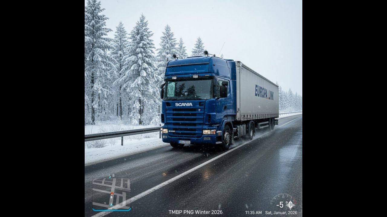 WINTER HAS ARRIVED IN BALKANS! ❄️ Scania R420 vs. Ice #ets2