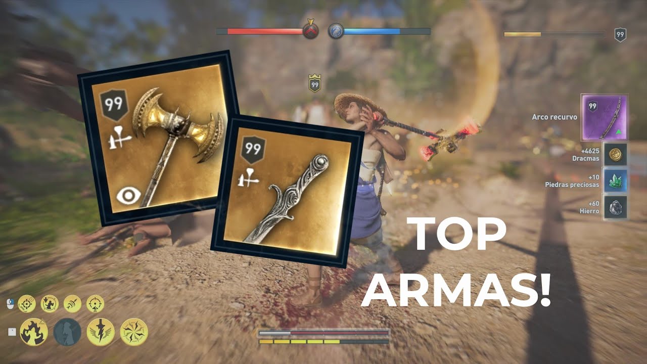 Assassins Creed Odyssey / Las mejores armas del juego