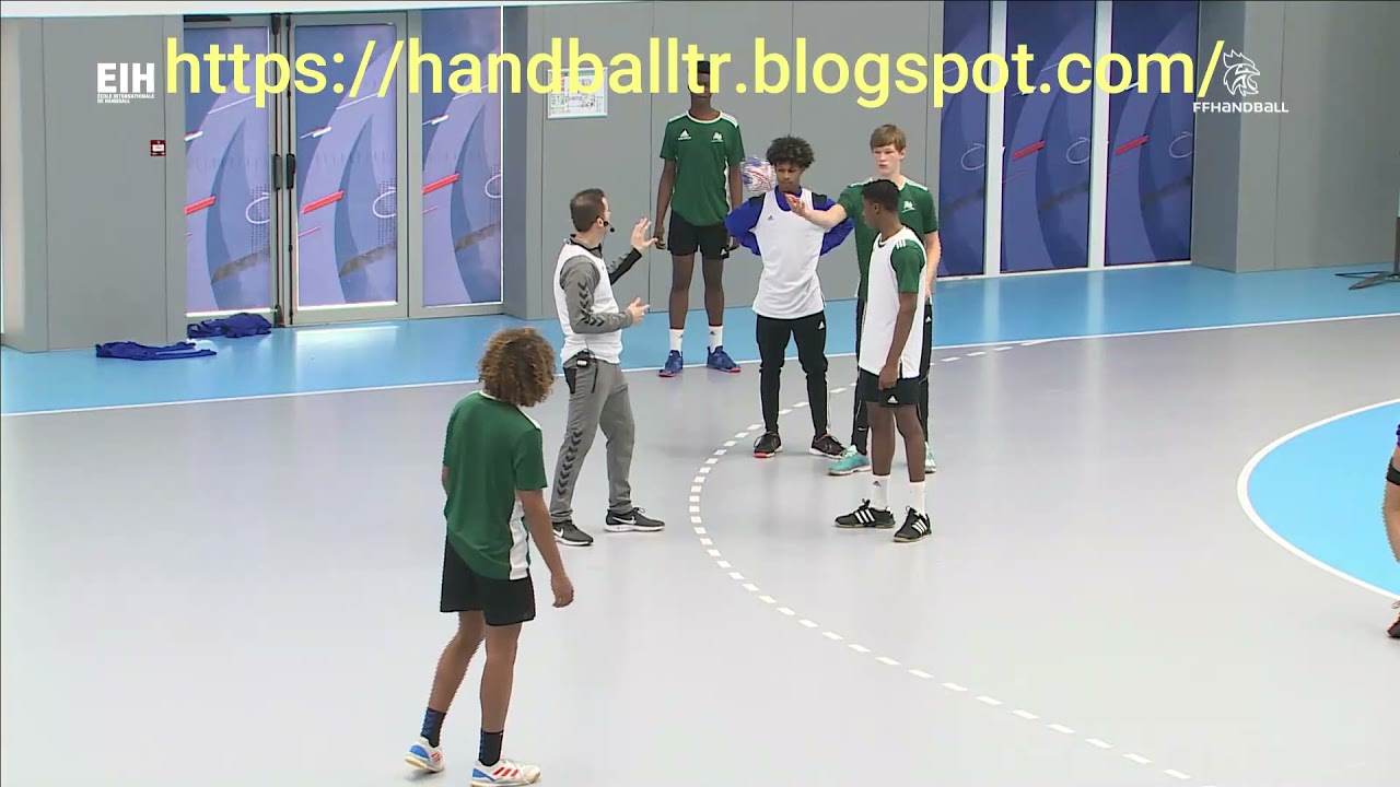 Handball training - Raul GONZALES - Basic path in attack part 4