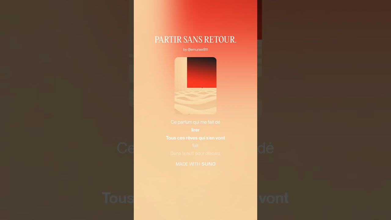 PARTIR SANS RETOUR (OFFICIEL)