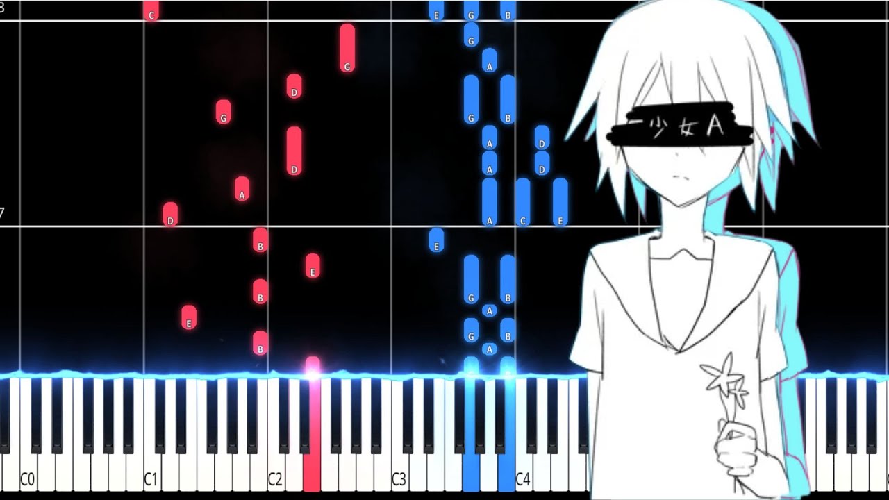 YOUNG GIRL A |  SIINAMOTA PIANO TUTORIAL (Sheet in the description)#siinamota #vocaloid #piano