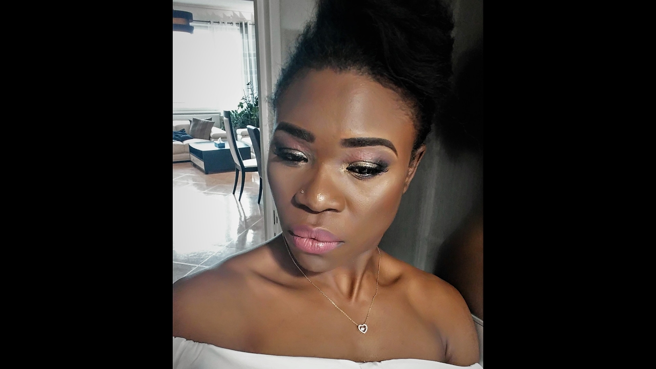 Maquillage peau noire TEINT PARFAIT / Evening makeup 💄