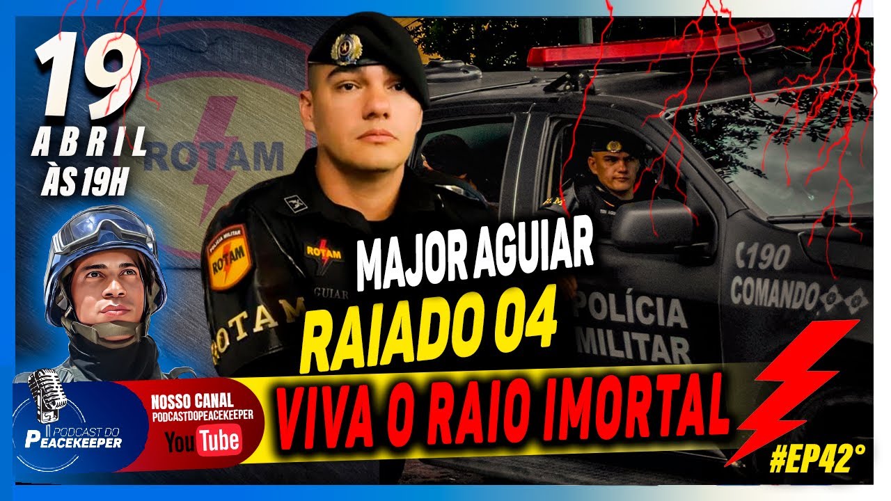 Major Aguiar de ROTAM - GO no Podcast do Peacekeeper #EP42°