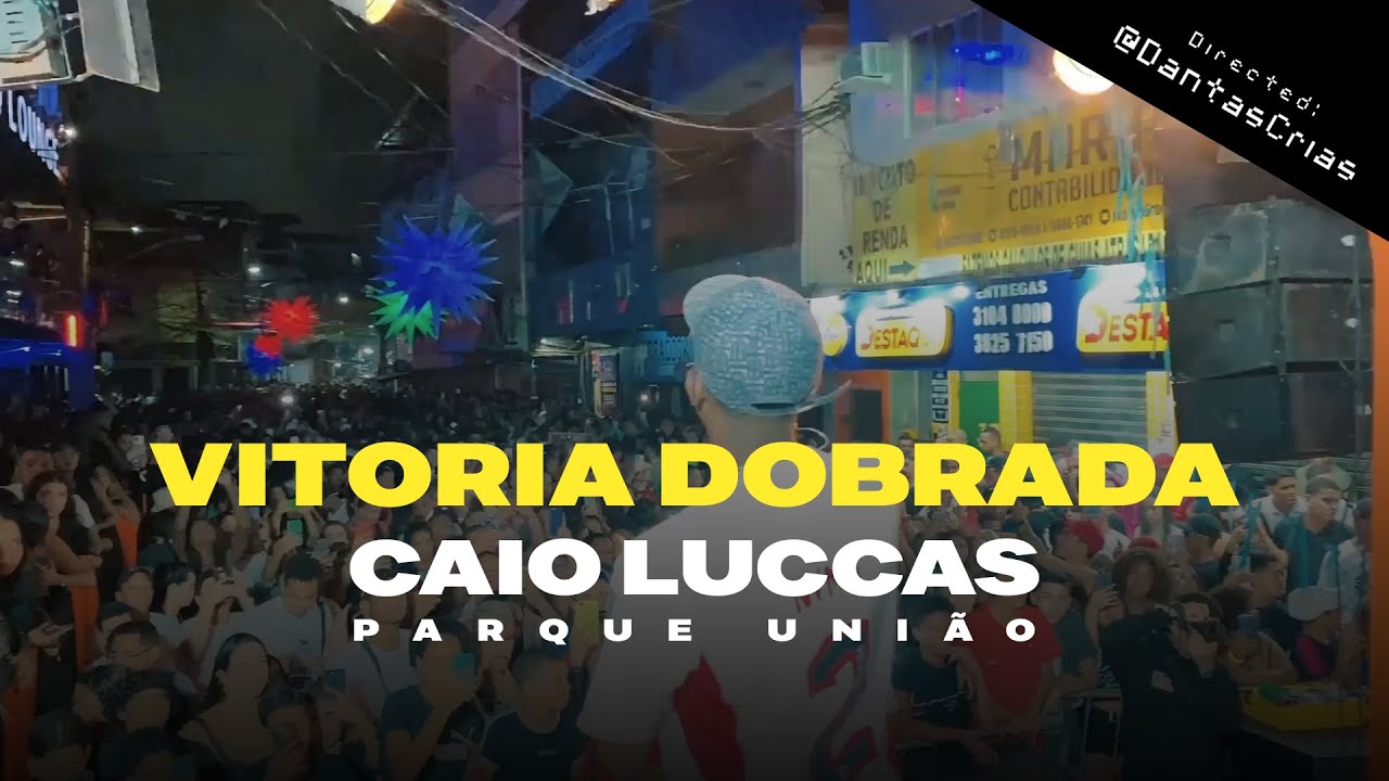 Caio Luccas Show Ao Vivo: A emoção tomou conta do Parque União! #dantascrias