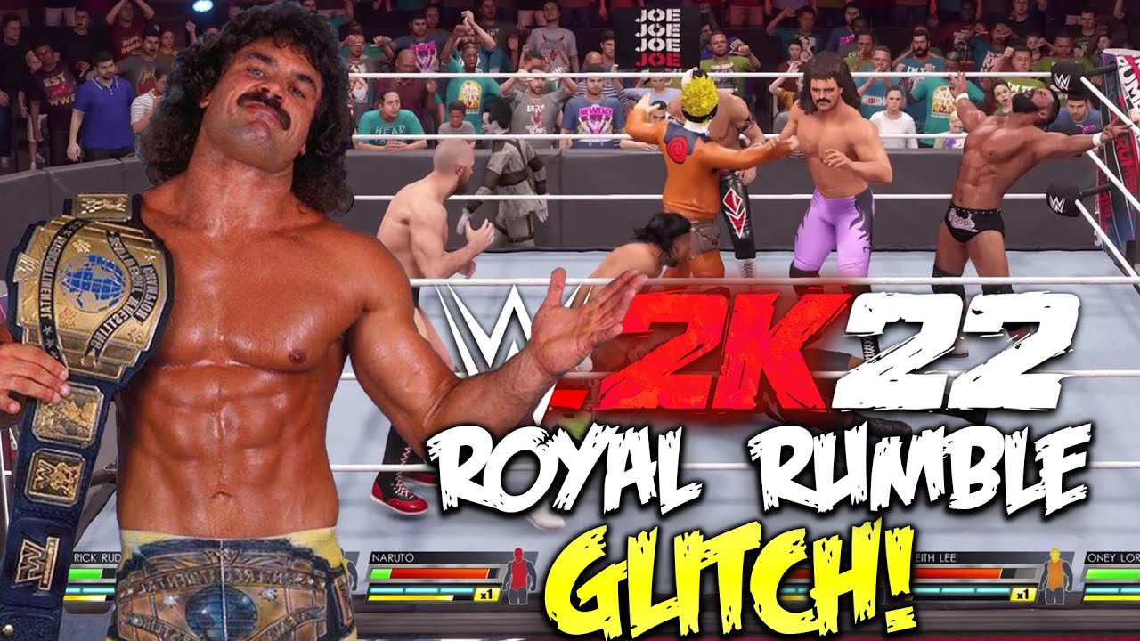 WWE 2K22: Weird Royal Rumble Glitch!! (Annoying But Hilarious!)