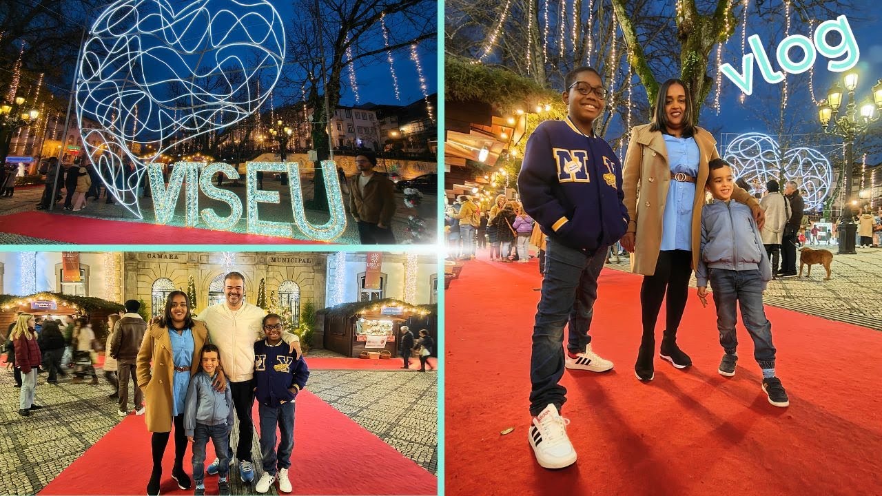 Natal Mágico em Viseu 🎄 Um Passeio pela Cidade com Clau Amorim