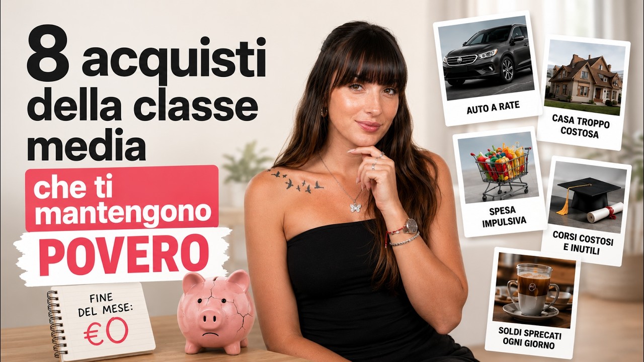 Gli 8 acquisti della classe media che ti tengono povero