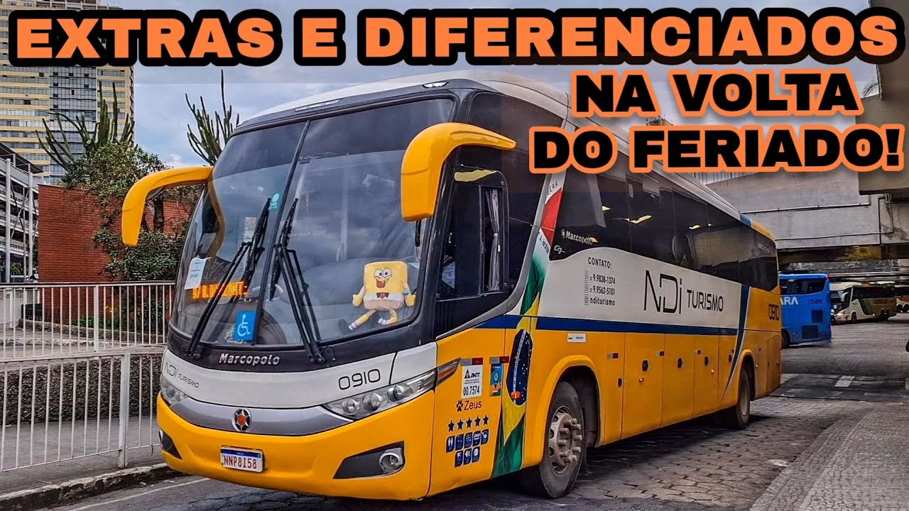 EXTRAS E DIFERENCIADOS!! MOVIMENTO PÓS-FERIADO NA RODOVIÁRIA DE BH