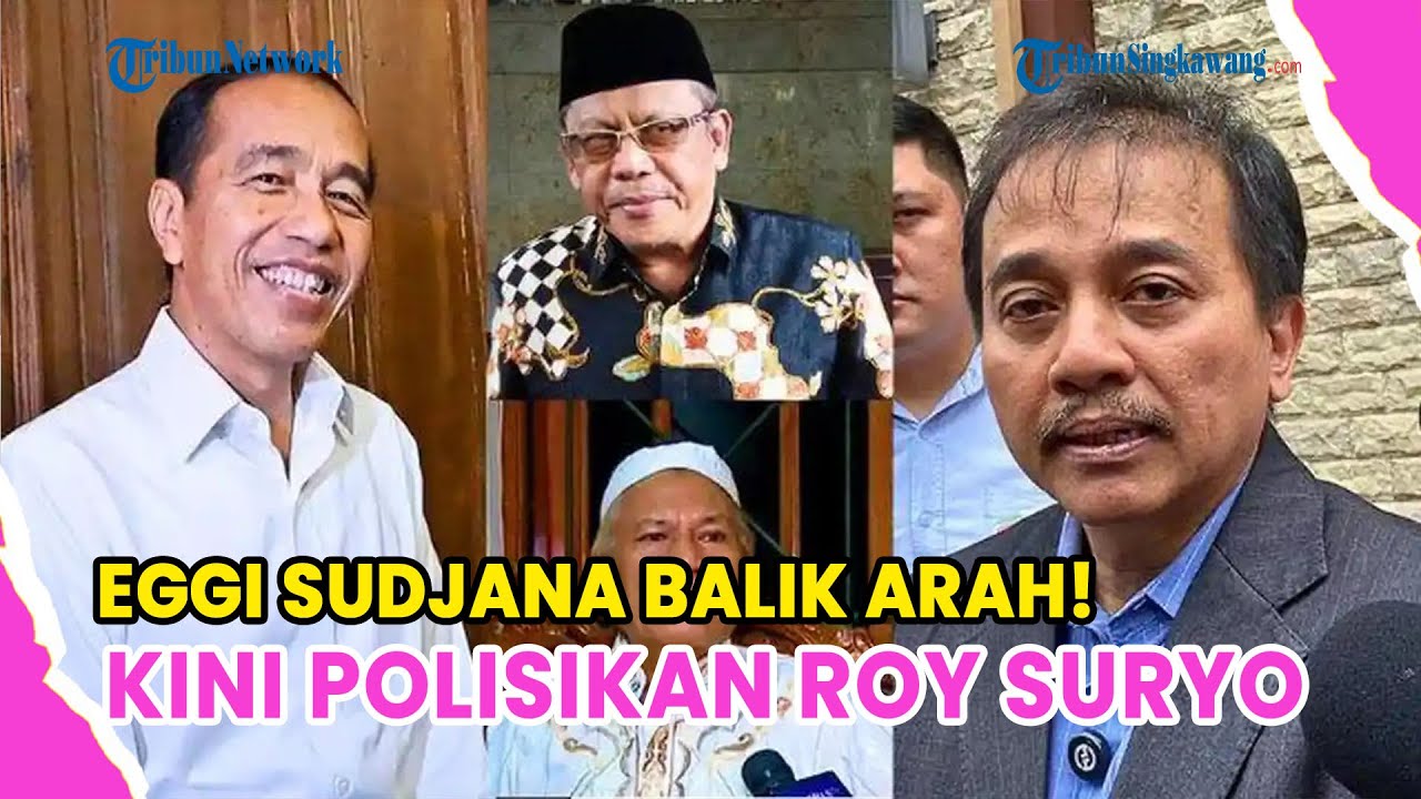 BALIK ARAH! EGGI SUDJANA DAN DAMAI POLISIKAN ROY SURYO, DULU SATU KASUS IJAZAH JOKOWI