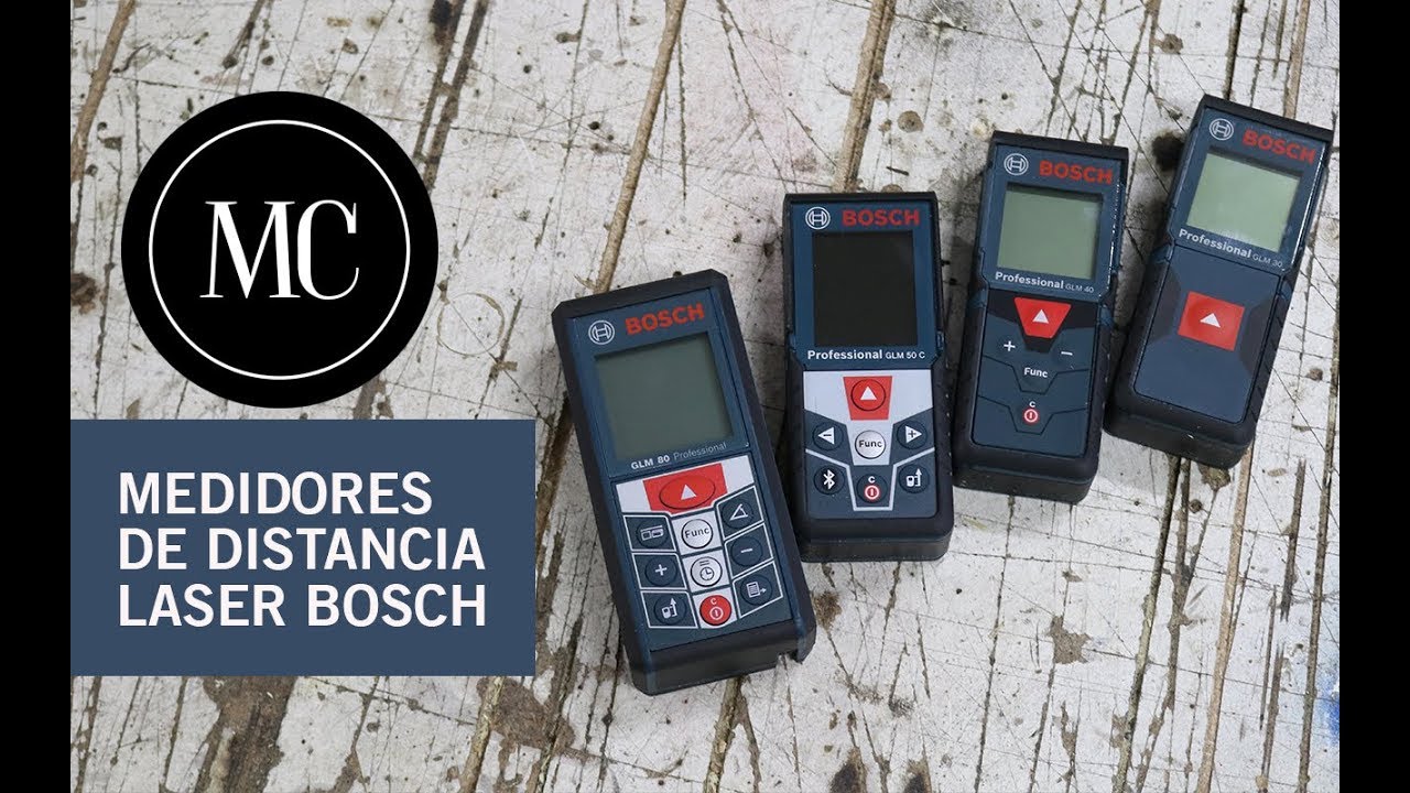 Review medidores laser Bosch GLM 30, GLM 40, GLM 50C y GLM80.