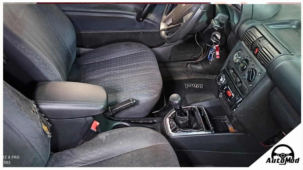 CORSA COM CONSOLE DO CRETA ADAPTAÇÃO CONSOLE CENTRAL | AUTO MOD BR